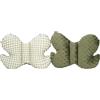Medi Partners Cuscino per la testa per bambini, 100% Cotone/Minky cuscino cervicale per auto passeggino viaggi sonno collo