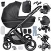 Aveainelle Passeggino 3 in 1, Trio Neonati da Viaggio Reversibile, Passeggino Pieghevole One-Click e Accessori Completi, Doppia Modalità di Freno per Ruote Anteriori e Posteriori