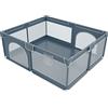 CDZHLTG Box per Bambini 200x180cm Recinto per Bambini con Rete Traspirante, Ampio Centro Giochi per Bambini Staccionata Quadrata Robusta, Centro di Attività per Bambini per Box Interni ed Esterni