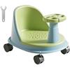 Generic Seggiolino per vasca da bagno, ergonomico, antiscivolo, con ruote, robusto e confortevole, accessorio per la doccia per uso domestico, per la sicurezza dei bambini, ragazzi e ragazze in bagno