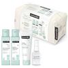 Suavinex, Beauty Case in Tessuto, Set Regalo Neonato con Cosmetici: Shampoo Gel 100 ml + Lozione Idratante 100 ml + Crema Pannolino 75 ml + Colonia Baby 50 ml. Formato viaggio. Sogni beige