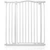 Safetots Cancelletto di Sicurezza Extra Alto con Parte Superiore Incurvata, 80cm - 89cm, Bianco Opaco, Extra Alto con 100cm di Altezza, Montaggio a Pressione per Scale, Barriera di Sicurezza