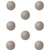POMOLINE 8 Un. POMOLI Maniglie Mobile BEBÉ bambino palla legno laccata grigio - Diametro 40MM