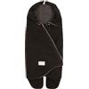 Nuvita 9100 Cuddle | Sacco Morbido con Cappuccio Regolabile e Coprigambe Individuali | Perfetto da 0 a 10 Mesi (80 cm) | Resistente a Temperature Fino a 8°C, all'acqua e al vento | Nero/Grigio