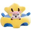 Jeeeun Baby Floor Seat | Infant Chair for Sitting Up | Supportive Baby Seat for Infants 3-12 Months | Soft & Secure Baby Sitting Chair | Portable Baby Seat for Home & Travel (Yellow)