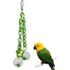 Generic Giocattoli per Pappagalli,Gioco Di Treppo Masticabile con Perline Colorate,Ara Giocattoli - per Cacatua NINFA Conuro Gallina Ara Perico Agapornis Animale