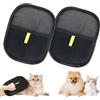 ZHAO GE 2 PCS Guanto Peli Gatto, Guanto Elettrostatico Peli Gatto, Reusable Washing Pet Hair Remover Glove, per Cani e Gatti a Pelo Lungo e Corto