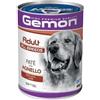 Generico Gemon Umido Cane Adult All Breeds gusto AGNELLO, morbido patè per cani adulti, alimento completo | 12 scatolette da 400 grammi l'una.