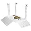 MC MEICHUANG Rampe per terrario tartaruga in acrilico per tartarughe, grande habitat per tartaruga, non tossico, piattaforma per rettili, 35 x 20 cm