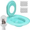 Generic Addestratore per WC per gatti, kit di addestramento per la toilette per gatti, vasino per orinatoio, riutilizzabile, per insegnare ai gatti a usare il WC
