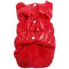 Suammiitstrieadea Cappotti invernali caldi per cani Cappotti per cani Pet Vestiti per cani Cappotto invernale Gilet Piumino per cuccioli Abbigliamento Plus Size, Rosso, XL