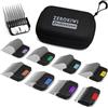 ZEROKIWI 8 pettini Professionali in Acciaio Inox A5 per tosatrici per Animali, 3/6/10/13/16/19/22/25 mm, compatibili con Wahl KM2/5/10 Andis AG BG Oster A5/A6 Pet Groomers