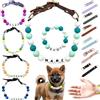 yrozvw Collare per cani con perline personalizzato, collana per cani con nome, braccialetto dell'amicizia, regalo per cani, gatti, animali domestici