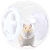 Pcingsia Palla per criceti di piccola taglia, palla trasparente per criceti e criceti, giocattolo per piccoli animali domestici, gabbia ventilata, accessori per il fitness per cincillà, orsi dorati