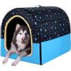 Waigg Kii Cuccia per cani extra large 2 in 1, calda cuccia per cani e gatti, di lusso e grande, lavabile, taglia XL/XXL, per cani e gatti di taglia media (L,G)