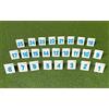 Callieway Un lotto di numeri/in materia PS/numeri di percorso di agilità/numeri per Rally obedienza/per Tornei e allenamento (Blu Cool)