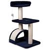 San Marco Tiragraffi per gatti con base d'appoggio e corda blu San Marco 60 cm