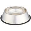 GNCPets Mangiatoia per cani in acciaio inox, ciotola per cibo per gatti, mangiatoia e abbeveratoio per cani antiscivolo, per animali domestici, Ø23 cm, abbeveratoio per cani
