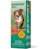 centrovete shop online Centrovete Exspot Soluzione SpotOn per Cani, 715 mg/ml, Confezione da 3 Pipette da 2