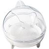 Generico Hamster Sandbad Box - Struttura Rimovibile, Perdita - Design A Prova Di Vista Piena Scatola Da Bagno In Plastica, Scatola Di Sabbia Del Criceto Siriano Gerbil, Cabina Igienica Trasparente Recinto Per