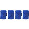 Jwthee 4 Pezzi Fasce per Gambe di Cavallo, Protezione per Coda di Cavallo Fasce per Gambe di Cavallo Fasce per Gambe di Polo per Cavallo Chiusura a Cerchio e Anello Kit Set in Poliestere