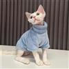 MOKATES Abbigliamento invernale per gatti Sphinx, caldo maglione con cappuccio per animali domestici, cappotto spesso per gattini, costumi per Chihuahua, autunno, doppio lato, in velluto plus-M