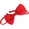 Hshduti Papillon per animali domestici, con collare regolabile, tinta unita, regolabile, per cani, gatti, gatti, per feste, matrimoni, compleanni, colore: rosso