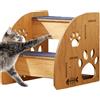 Generic Scalini per animali domestici per gatti, rampa per cani da interno, scale antiscivolo per gatti, gradini per animali domestici in legno, letto alto per cani da arrampicata, per animali