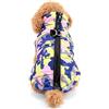 Ranphy Piumino mimetico per cani di piccola taglia, con anello a D e cerniera, cappotto invernale in cotone imbottito per cuccioli di chihuahua, yorkie, rosa, M