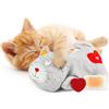 Generic 2 giocattoli di peluche per cuccioli di battito cardiaco, per alleviare l'ansia e calmante, in morbido peluche per aiutare il sonno, con battito cardiaco per cuccioli, cani e animali domestici (A-2