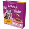 Whiskas Junior cibo secco pollo, 5 x 0,8 kg (5 confezioni) in cartone - cibo secco per gatti in crescita - Kibbles extra piccoli per gattini (2 - 12 mesi)