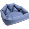 INTRECCI Cuccia Cane Interno, Divano per Cani, Cuscino per Gatti e Cani, Morbida, Supporto Articolare, Taglia Grande, 80X60X10 cm, Protegge dal Pavimento Freddo, Sfoderabile, Lavabile, Antiscivolo
