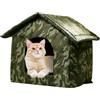 Generico Cave Per Animali Domestici All'aperto Impermeabile - CATTO CATTO SCELLA INVERNO, LETTO DEL CANE PILEDABILE | Struttura Del Nido Dormiente Isolato, Cabina Per Animali Domestici Portatili Con