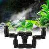 AYNEFY Nebulizzatore per Rettili con Serbatoio Foresta Pluviale 360 Gradi Regolabile Design Doppia Testa Aumenta umidità per Ecologia Rettilario Cilindro Mini Irrigatore Nebulizzante