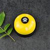 TopHomer - Campanello per animali domestici, per addestramento di animali domestici, per cani di piccola taglia, WC per addestrare e mangiare comunicazione, colore: giallo