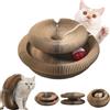 LLELEMAMO Kitty Kurlz, Kitty Kurlz Cats Toy, Magic Organ Cat Scratcher Board, Foldable Cat Accordion Toy with Bell Balls And Track Adventure for Indoor, Interactive Mental Physical Exercise (1pcs)