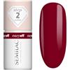 Semilac Easy Off - Smalto LED Light L23 Burgundy, 7 ml, colore bordeaux profondo, colore elegante, durata fino a 12 giorni, facile da rimuovere senza limare