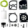 HUMART things come back to life Kit Riparazione Carburatore ZAMA RB-137 - Membrane, Tubo Benzina, Filtro e Primer Carburante per Motoseghe Husqvarna Stihl Dolmar Poulan