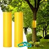 Stingmon Trap Colla a Nastro per Albero 2X Trappola Adesiva per Proteggere gli Alberi Anello Giallo (3mX15cm) Impedisci a Bruchi Formiche Insetti di Arrampicarsi Sugli Alberi, Inclusi 2 Fili di Legatura