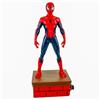 Christmas Inspirations Statua da giardino Spiderman 41 cm, statuetta decorativa in poliresina per interni ed esterni, supereroe su base in mattoni come attrazione per giardino, terrazza, balcone o