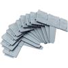 Frilla MINIFENCE (20) - Bordo per aiuole in effetto pietra, 10 o 20 pezzi, 25 x 23 cm