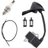 MCHNIC Modulo bobina di accensione per soffiatore Stihl BG56 BG56C BG86 BG86C SH56 SH86 SH56C sostituisce 4241 400 1307, 4241 400 1306,4241-400-1320