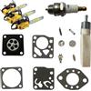 HUMART things come back to life Kit revisione Membrane Carburatore Tillotson HU RK con Filtro Benzina e Candela BM6A - Compatibile Alpina A40 A41 A45 Castor C40 C41 C45 St|HL 020 024 028