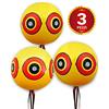 Generico Set di 3 Pezzi Pallone Palloni Spaventapasseri Gonfiabili Palloncini dissuasori dissuasore Repellente per volatili Uccelli antiuccelli