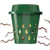 Generico Compostiera interrata,Attrezzatura da Giardino con Fori - Contenitore per Vermicompostaggio da Giardinaggio | Cortile rialzato vivaio fattoria principianti professionisti giardinieri