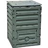 Verdemax Composter, 300 l, Resistente ai Raggi UV, con Patta Inferiore