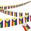 Hillylolly Bandiera Arcobaleno Pace Hillylolly Bandiera Arcobaleno Gay, Gay Pride Bandiera, Bandiere Lgbt per Feste, Sfilate del Mese Dell'Orgoglio, Interni ed Esterni, Decorazione del Giardino (E-10 metri)