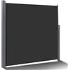 HOMEDEMO Tenda da Sole Laterale Estensibile, (300+20) x160cm, Antivento per Balconi, Esterno per Privacy e Protezione Solare, per Terrazzo, Antracite