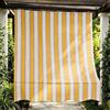 VKZ Tenda da Sole a Caduta per Balcone 200x290 cm, Tenda Parasole Esterno con Strisce, Protezione UV, Tenda da Sole Verticale per Terrazza, Balcone e Giardino (Giallo)