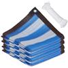 Bseical Rete Ombreggiante,Telo Ombreggiante Con Occhiellato,Hdpe Rete Resistente Ai Raggi Uv,Rete Da Giardino,Per Pergola,Piante Da Patio,Serra,Pollaio,Balcone,Posto Auto Coperto (Blu-3x4m)